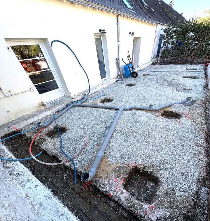 Mise aux normes de système d'assainissement Josselin